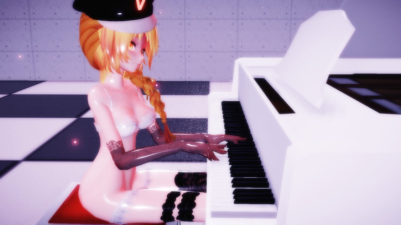 【MMD R-18】Bad Apple!! Piano and sad theme ◈ TDA Control Neru 「Vocaloid」〚4Ｋ〛