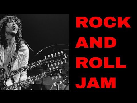 Heavy Led Zeppelin Rock & Roll Boogie Blues Jam Track (A Blues)