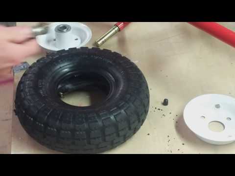 Small tire inner tube replacement