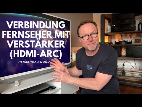Endlich Ton - richtige Verbindung zwischen Fernseher und Verstärker über HDMI ARC Kabel