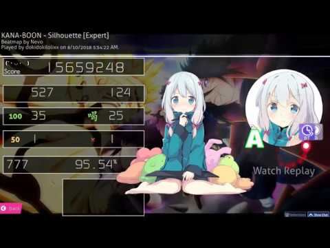 osu! | dokidokilolixx | KANA-BOON - Silhouette [Expert] +HD,DT 95.54% 777/784x 1❌ 634 pp #2