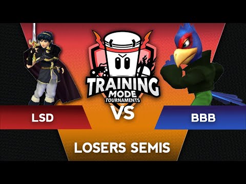 Training Mode Tournaments #4 Bobby Big Ballz (Falco) vs. LSD (Marth) - SSBM Losers Semis - Melee