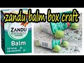 Amazing Crafts How To Make Bus Of Paper Easy Zandu Balm Box Zandu Balm Box Craft