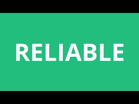 Part of a video titled How To Pronounce Reliable - Pronunciation Academy - YouTube