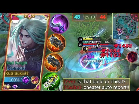 GLOBAL LEOMORD NEW PERFECT BUILD & EMBLEM EARLY TO LATE GAME IN SOLO RANK | ( TRY THIS OP BUILD )