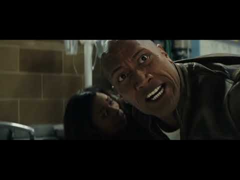 When gorilla shows middle finger...//// Rampage/// The Rock