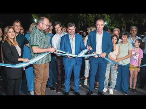 Orrego participó del acto de inauguración de pavimento del barrio STOTAC en Rivadavia