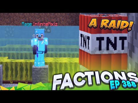 Minecraft Factions #388 - A RAID?! (Minecraft Raiding)