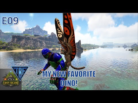 The sinomacrops is AMAZING ! E09 Lost Island - New Ark DLC - New Map - Ark Survival Evolved