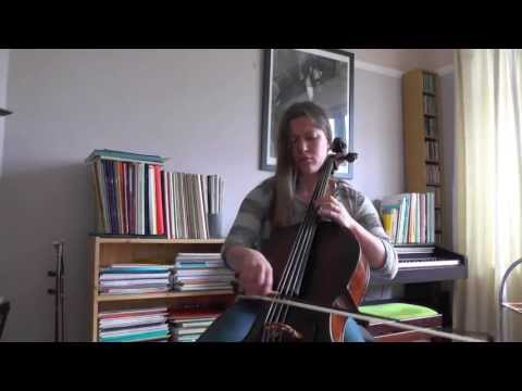 JS Bach Prelude from Cello Suite no 2 in d minor Video