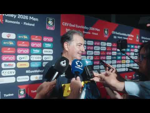 CEV Enel EuroVolley 2026 Men: il CT De Giorgi dopo l'eliminazione ai quarti di finale