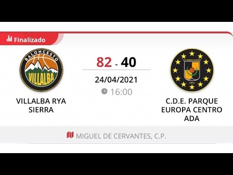 Preinfantil masc B VILLALBA RECAMBIOS RYA - PARQUE EUROPA PINTO