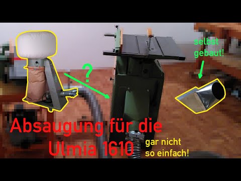Ulmia 1610 Tischkreissäge - wie absaugen?