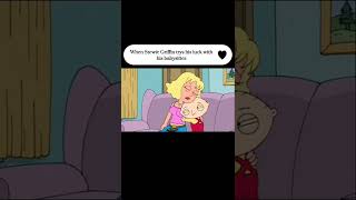Stewie Griffin being savage with his babysitter