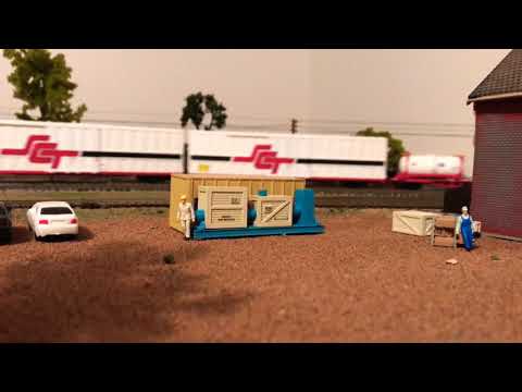 SCT Freight powering through Wokarina.