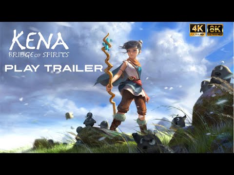 Kena Bridge of Spirits PS5 8k 4k 60FPS Play Trailer HDR
