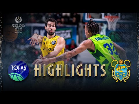 Tofas Bursa v La Laguna Tenerife | Highlights | #BasketballCL 2025-26
