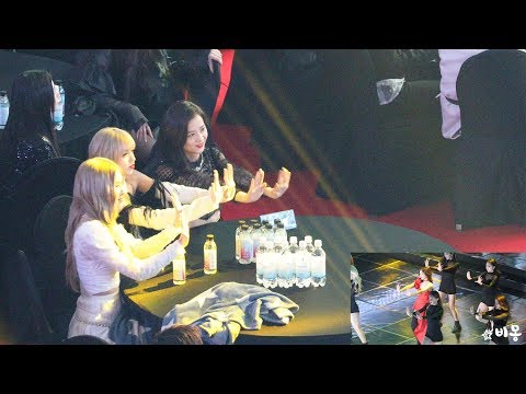 190123 BLACKPINK Reaction to JENNIE (제니 무대보는 블랙핑크) 4K 직캠 by 비몽