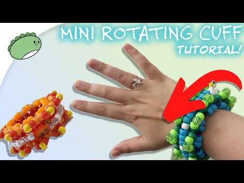 Mini Rotating Kandi Cuff Tutorial!