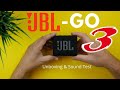 Портативная колонка JBL JBLGO3BLK