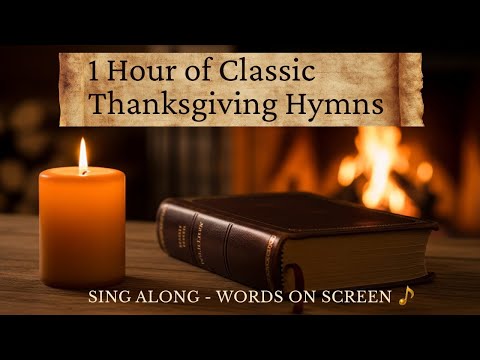 1 Hour of Classic Traditional Thanksgiving Hymns with lyrics | Words on Screen so You Can Sing Along