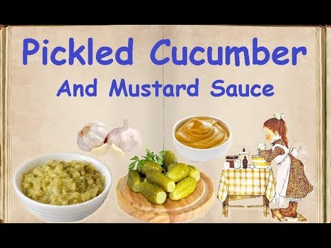 Pickled Cucumber And Mustard Sauce / Book of recipes / Bon Appetit