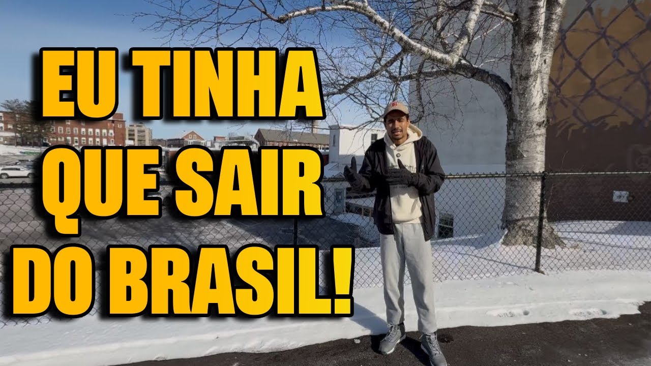 "LARGUEI O GOIÁS PARA VIVER EM MAINE” GUSTAVO AMÉRICA