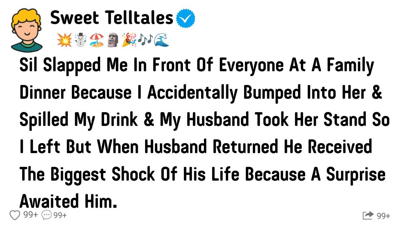Sil Slapped Me In Front Of Everyone At A Family Dinner Because I Accidentally Bumped Into Her