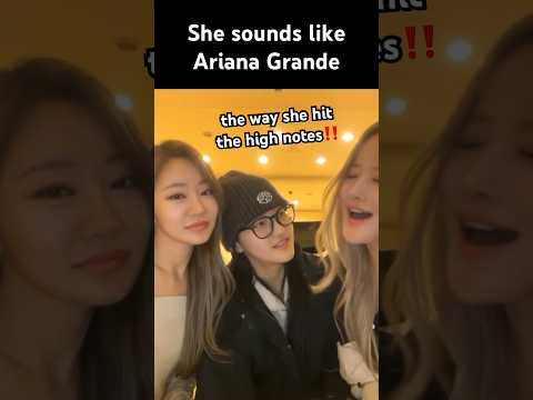 KISS OF LIFE Belle singing Dangerous Woman Ariana Grande #kissoflife #kiof #belle #arianagrande