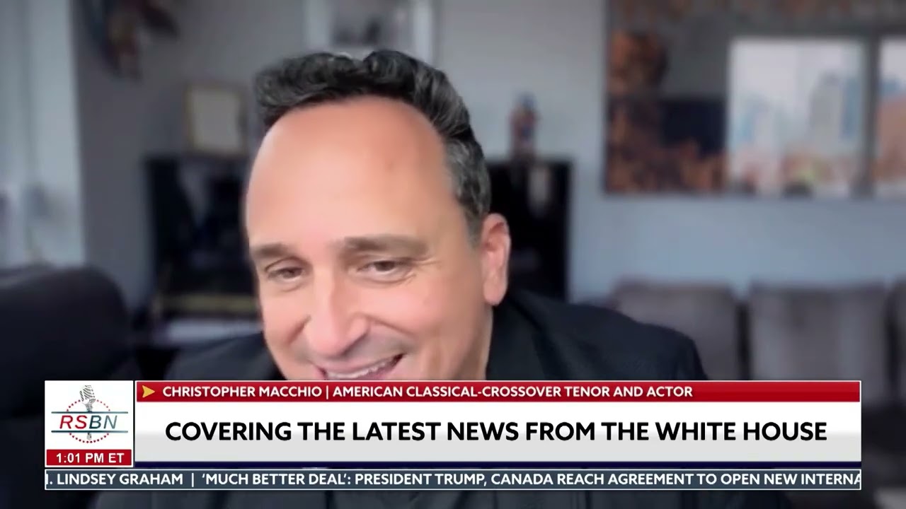 WATCH: Presidential Tenor Christopher Macchio on Performing for President Trump - 7/13/26