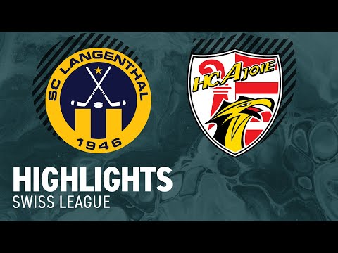 Langenthal vs. Ajoie 0:4 - Highlights Swiss League