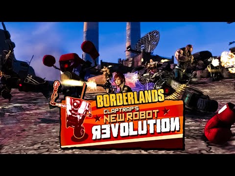 Borderlands 1 - Borderlands Claptrap's New Robot Revolution DLC | Full Game No Commentary