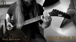 The BRUTAL riffage of BATHORY`s &quot;Total Destruction&quot;!
