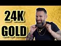 24 Karat Gold Cross Necklace Womens