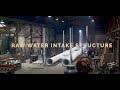 Raw Water Intake Structure A Demonstration Of The Jacking Support And Hydraulic System Timelapse