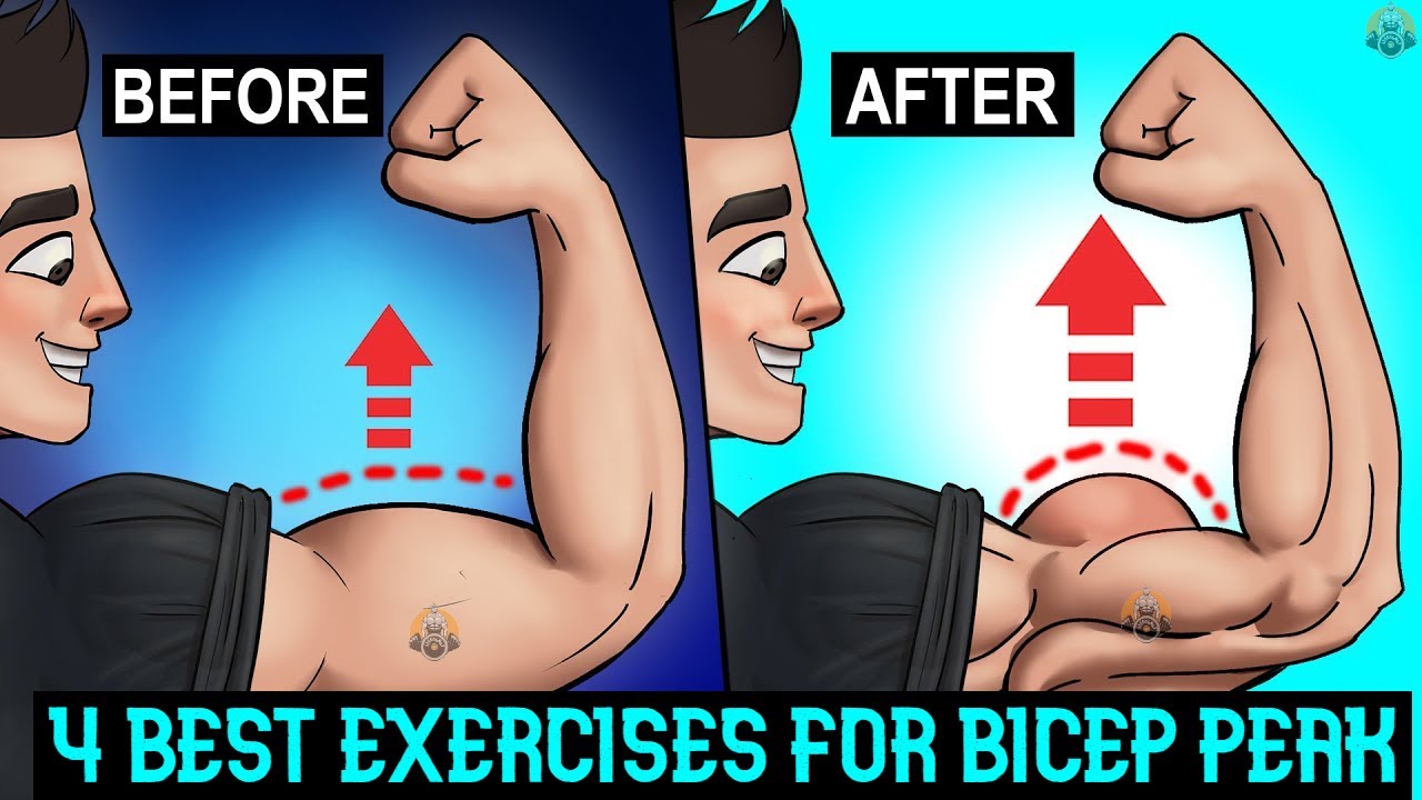 TOP 4 CRAZY EXERCISES THAT BUILD YOUR BICEPS PEAK VERY FAST.