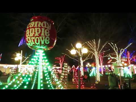 Dancing Lights at Kings Dominion Winterfest