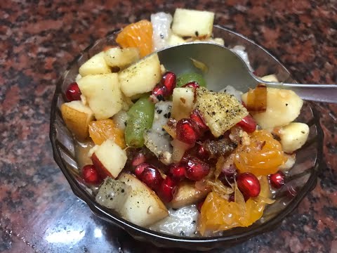 How to make Fruit Salad in Tamil | Healthy Fruit Salad | Punitha's Kitchen
