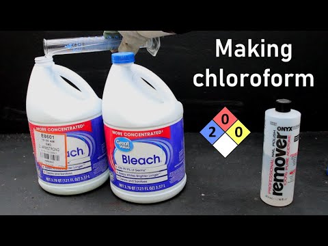Chloroform from Bleach (Haloform Reaction) | Obtaining Lab Solvents (episode 2)