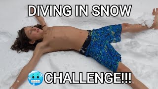 SWIMMING and DIVING in the SNOW - ICEKID challenge #9 - the Daniel show episode #67