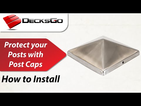 How to Install our Metal Post Caps
