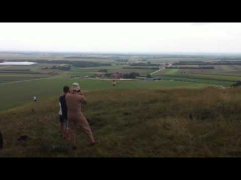 Landung am Plateau des Spitzerbergs