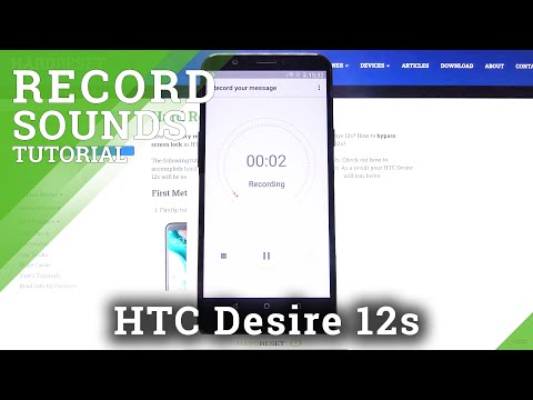 How to Record Sounds on HTC Desire 12s – Use Voice Recorder
