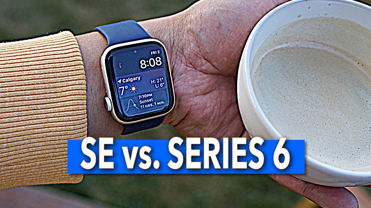 24 Hour Comparison - Apple Watch SE vs. Series 6