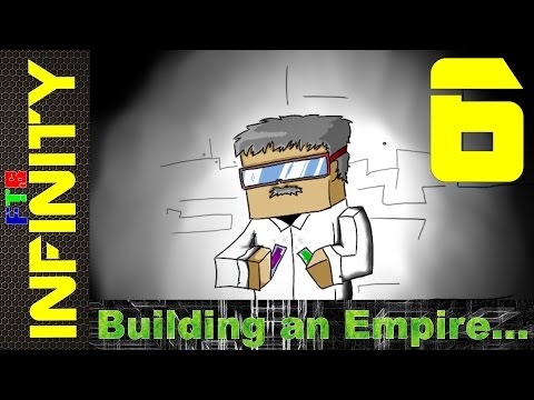 Minecraft FTB Infinity: Building an Empire Ep 06 - "Holy COWS!!"