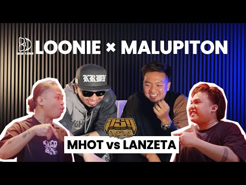 LOONIE × MALUPITON | BREAK IT DOWN: Rap Battle Review E320 | PSP: MHOT vs LANZETA