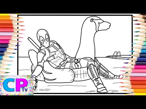 Deadpool in Swimming Pool Coloring Pages/Deadool Coloring Pages/Defqwop - Awakening [NCS Release]