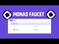 MONAD FAUCET - BEST WAY TO GET $MON FAUCET BY BRIDGING & SWAPPING SEPOLIA TO $MON