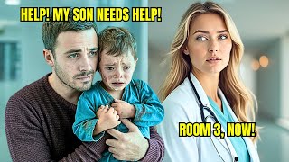 Single father takes sick son to hospital — he's shocked when he sees who the doctor is.