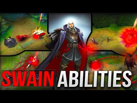 SWAIN ABILITIES Gameplay Spotlight Rework - League of Legends
